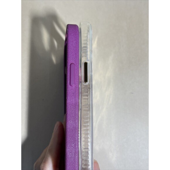 2 Of iPhone 12‎ Pro Max phone floral Case: Smartish Purple & Protect Onn Clear - Picture 4 of 5